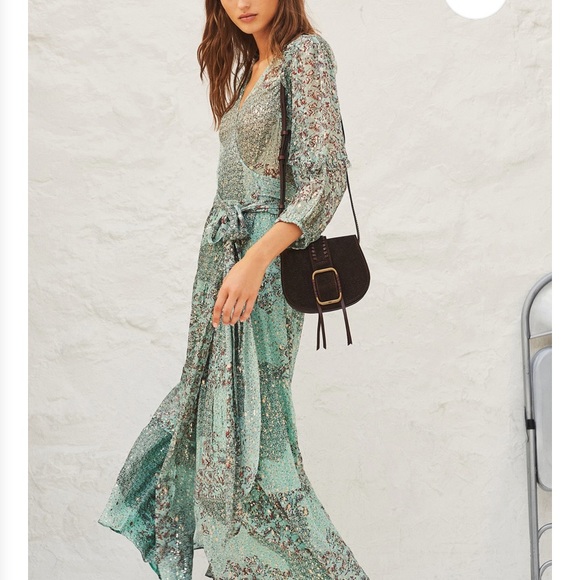 BA&SH Oriane Floral Wrap Dress. NWT - Picture 6 of 9